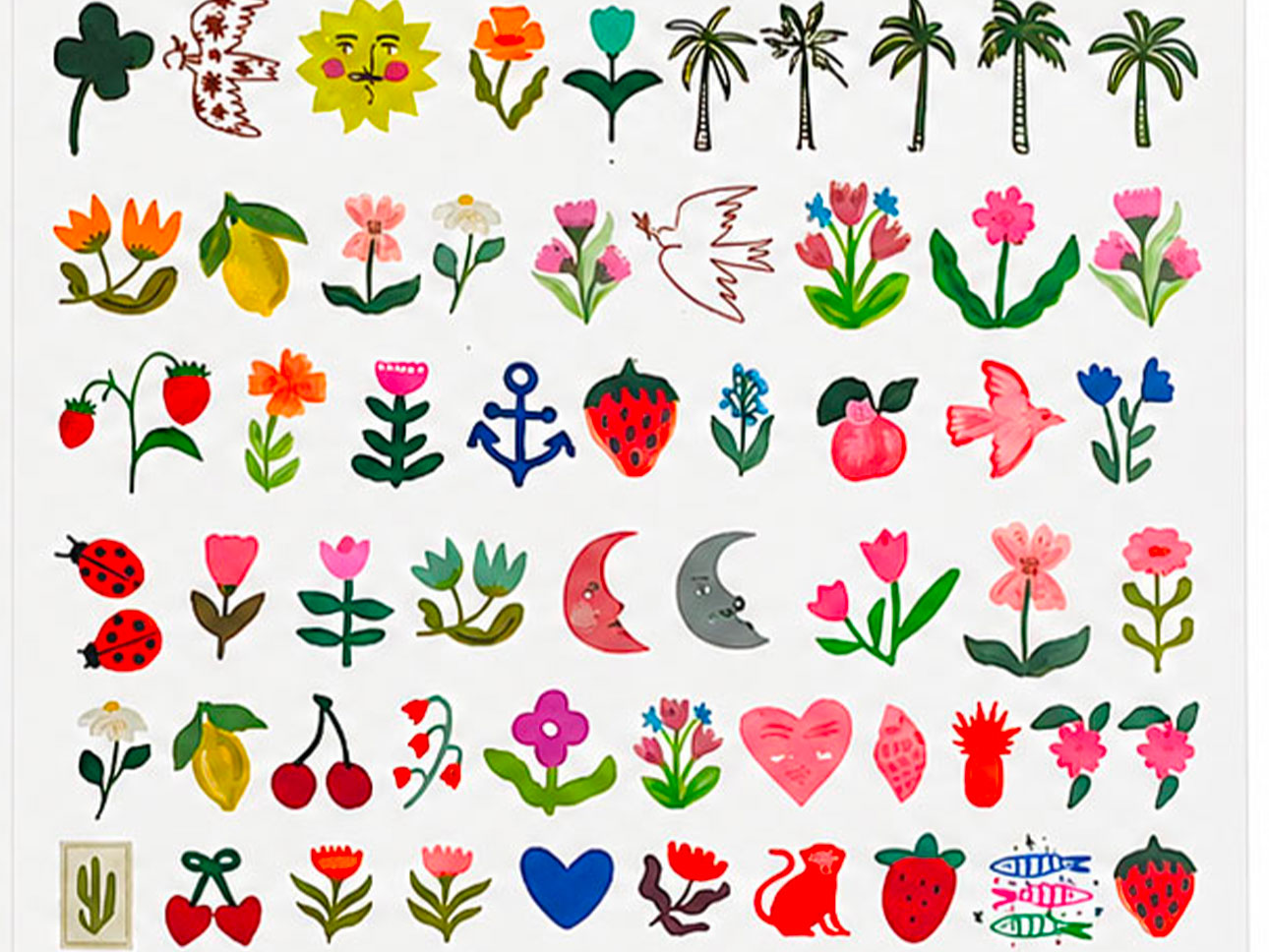 achat Planche de 166 Tatouages pour création de bijoux