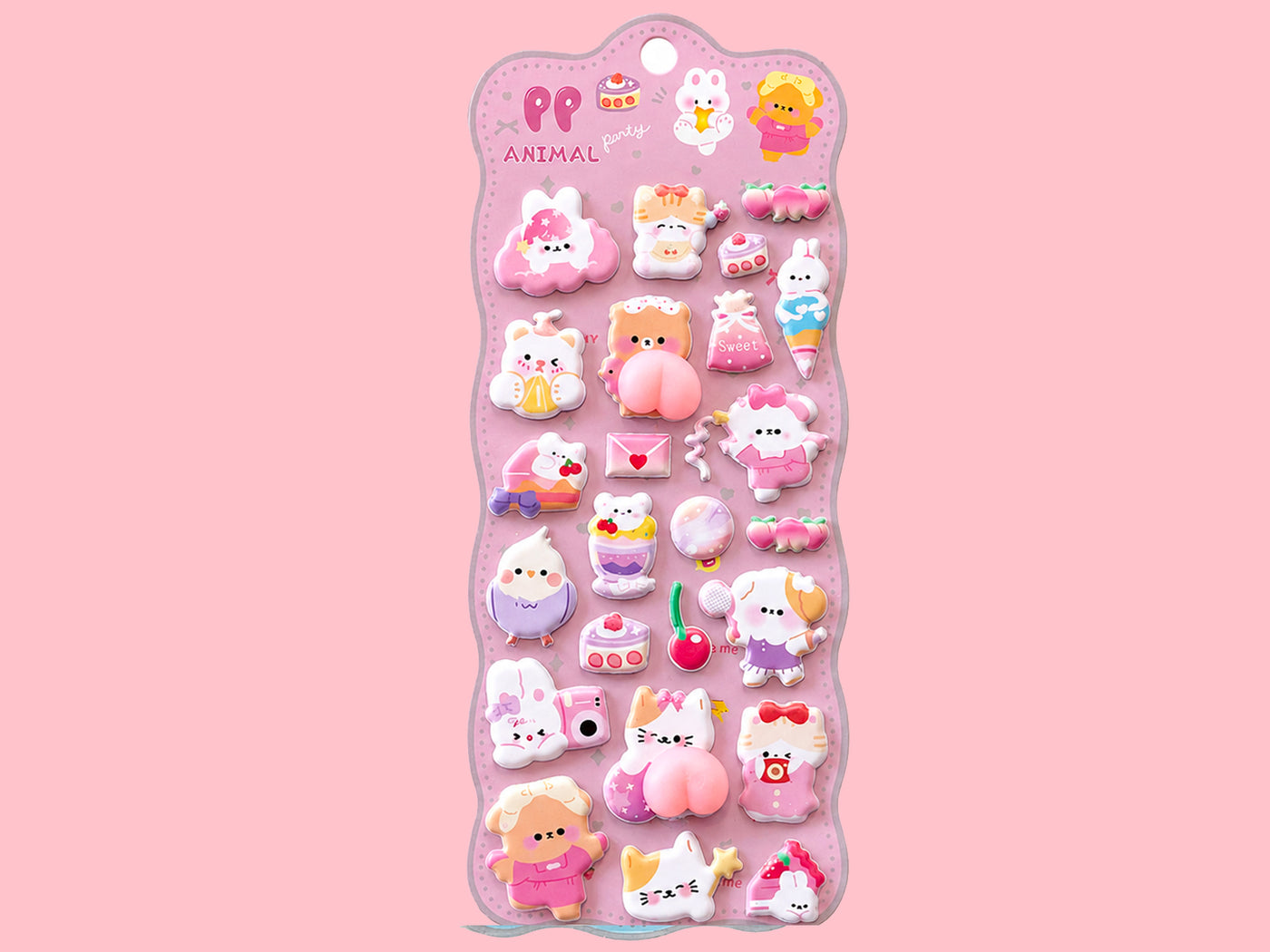 achat Stickers squishy Kawaii - Animaux Routine Time