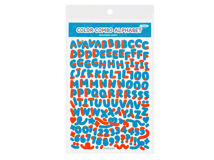Achat Stickers 3D lettres et chiffres - Aqua