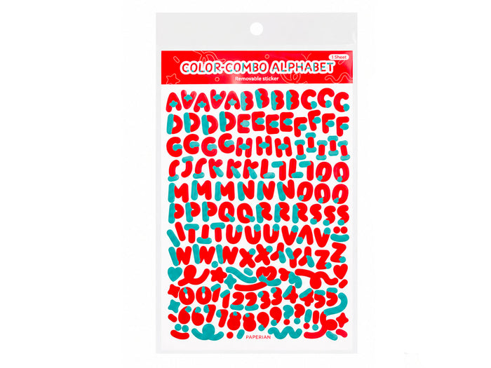 Achat Stickers 3D lettres et chiffres - Rouge