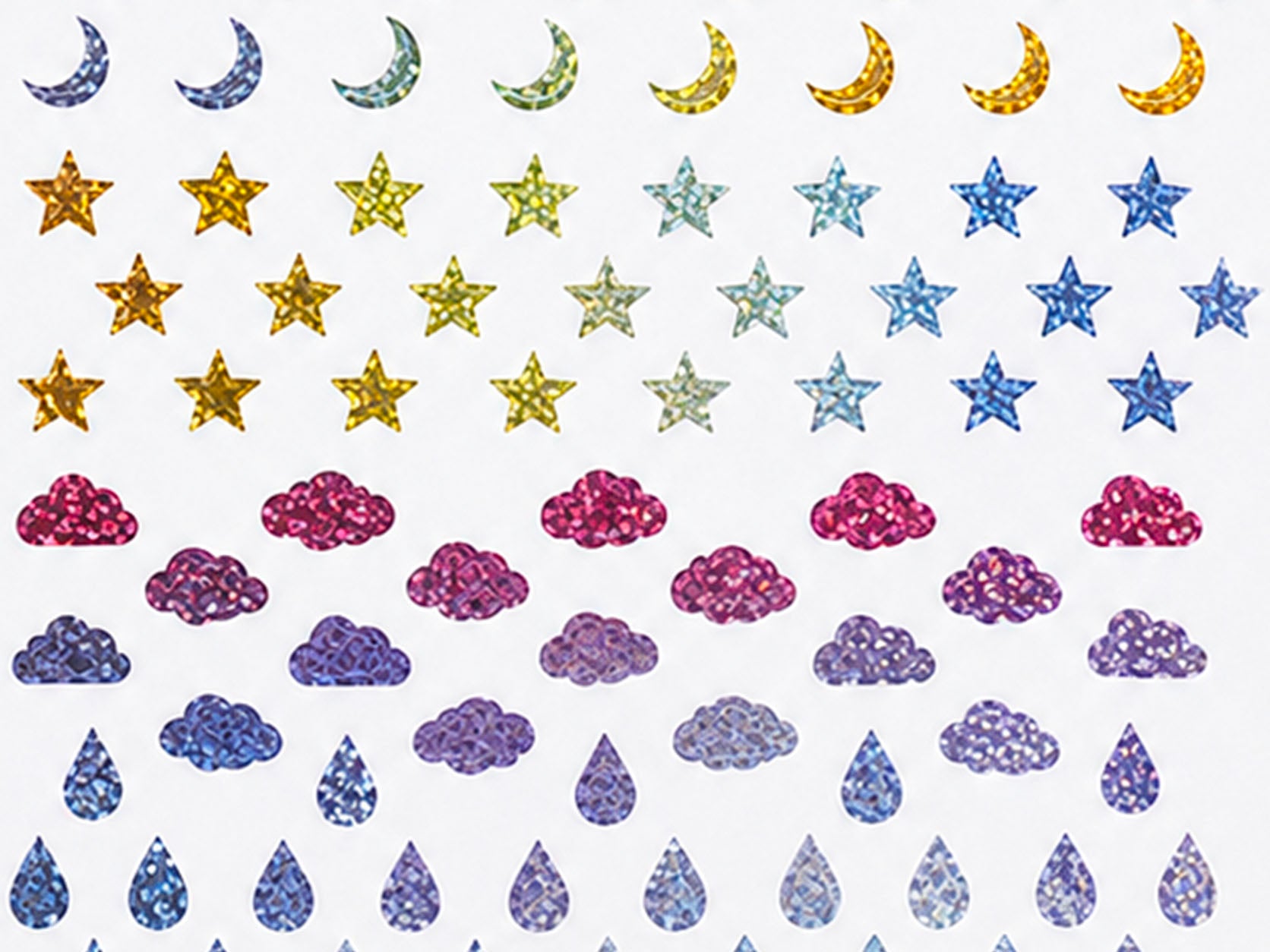 Achat Stickers office decor label Holographiques - Météo