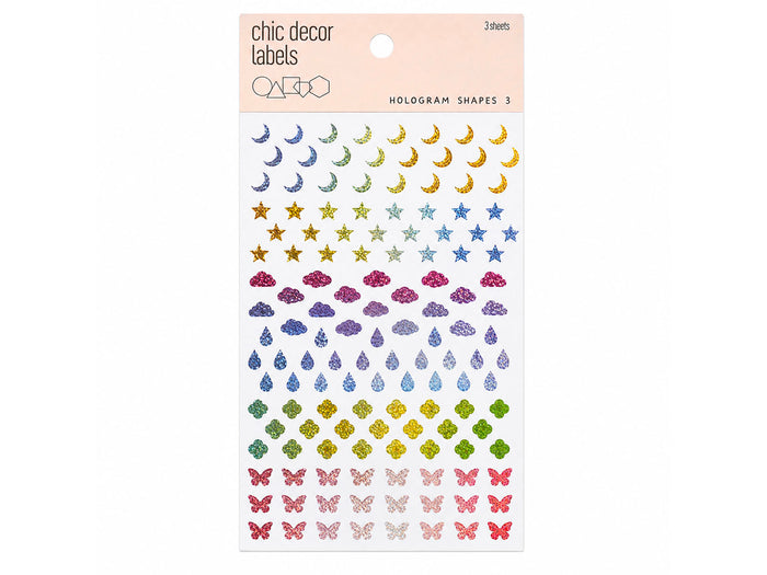 Achat Stickers office decor label Holographiques - Météo