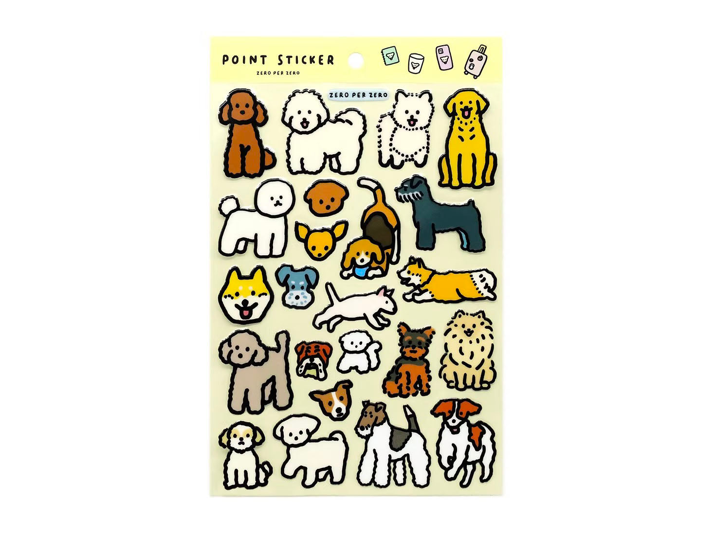 Achat Stickers Chiens - Zero per Zero