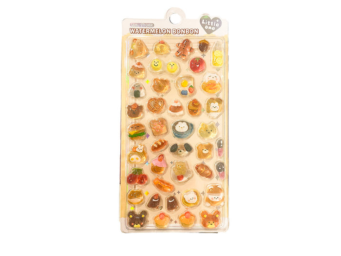 Achat Stickers épais 3D "watermelon bonbon" - Brunch