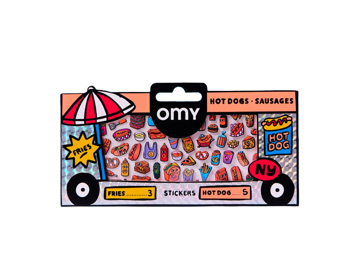 Achat Fabulous Stickers Boutique - Hot Dog Shop - OMY