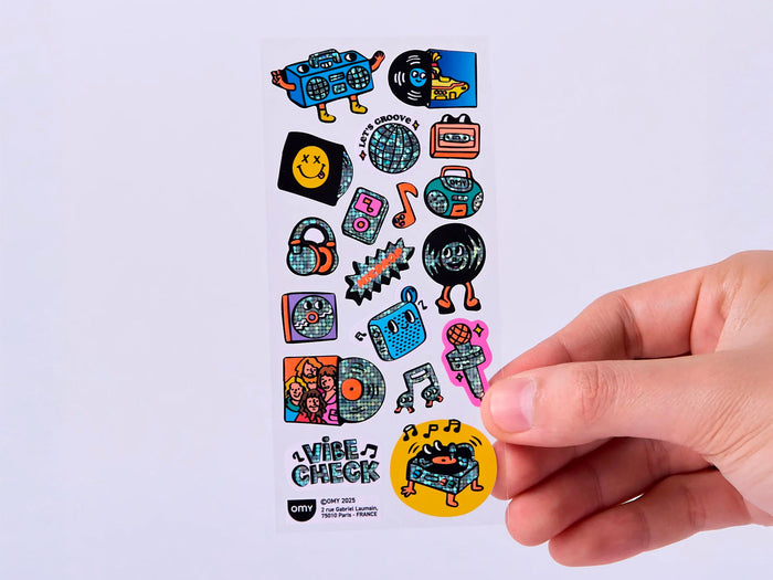 Achat Fabulous Stickers Iconic - Music - OMY