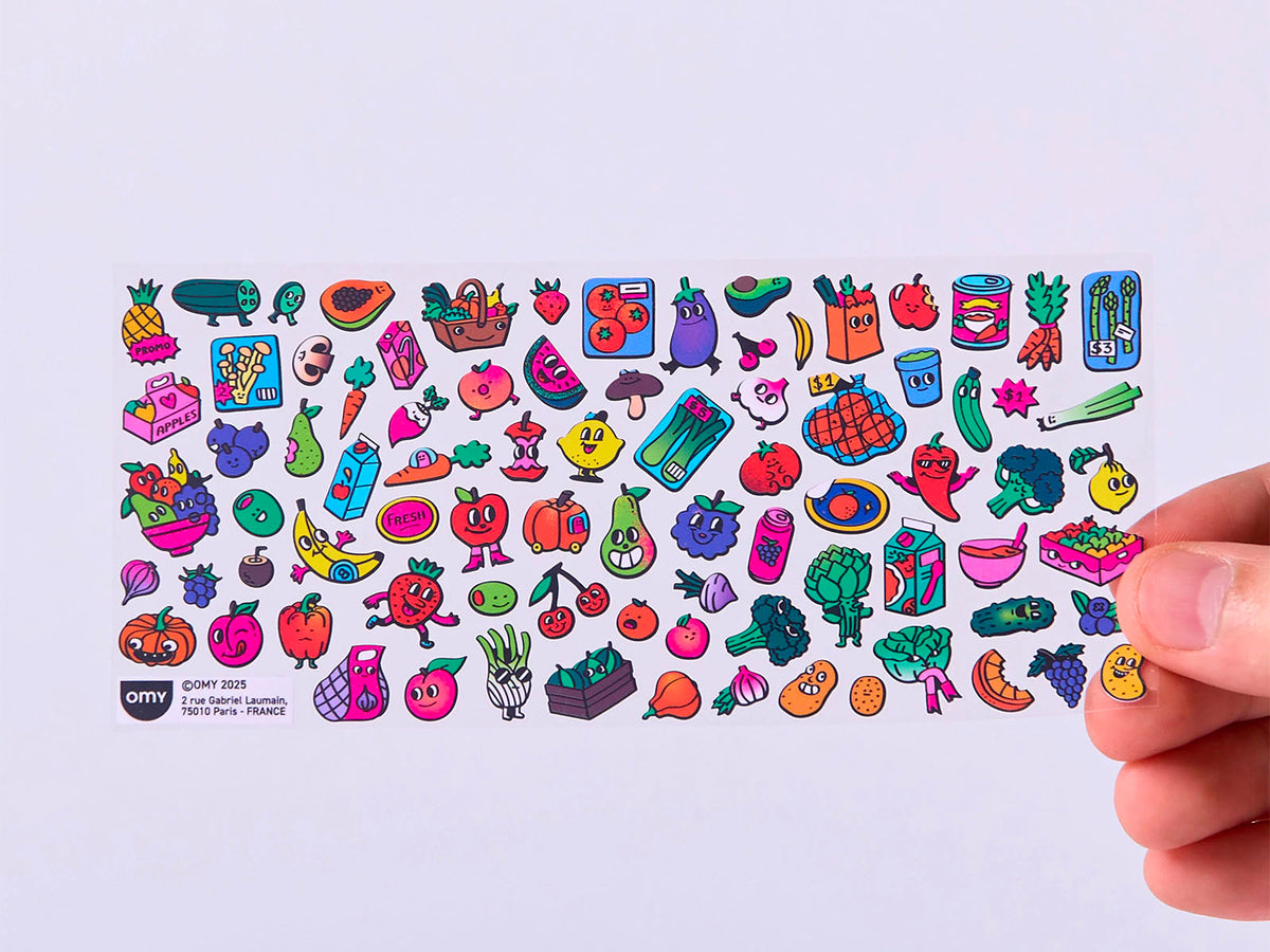achat Fabulous Stickers Boutique - Farmer's Market - OMY