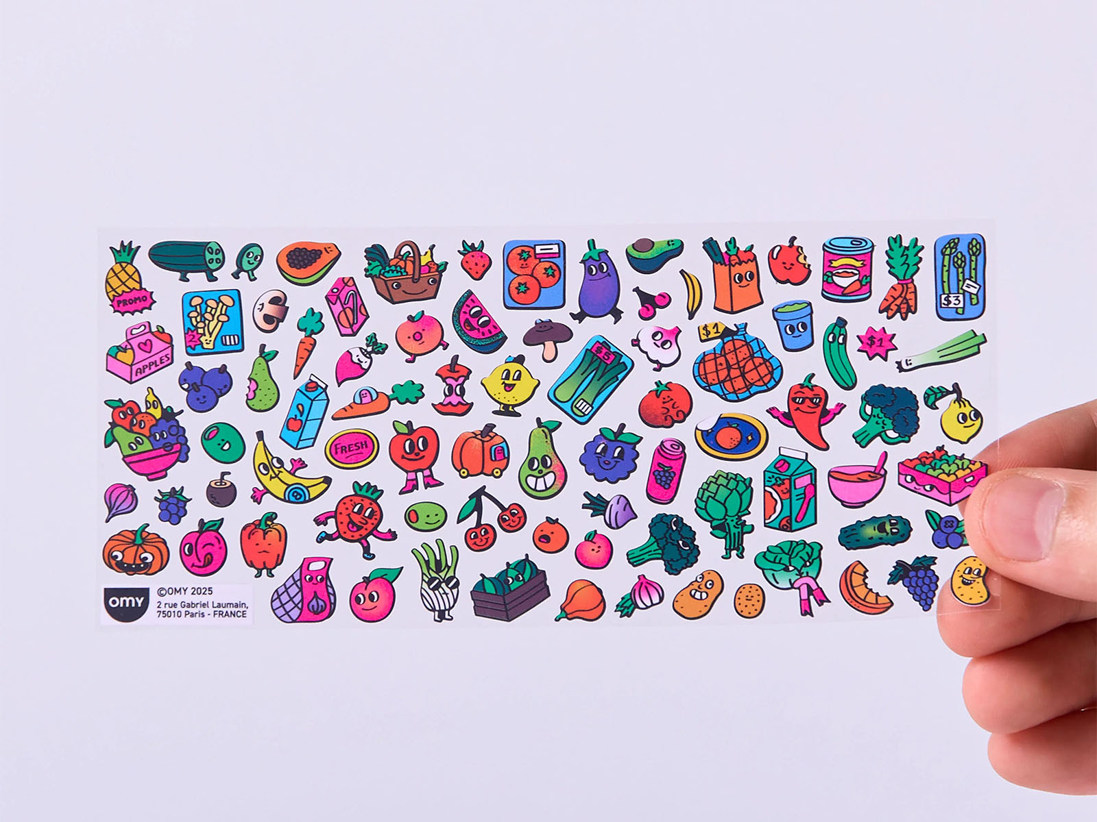 achat Fabulous Stickers Boutique - Farmer's Market - OMY