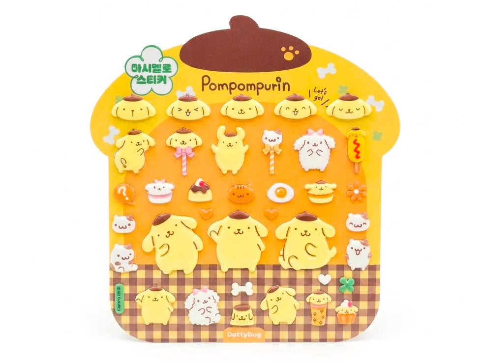 Achat Stickers puffy Sanrio - Pompompurin