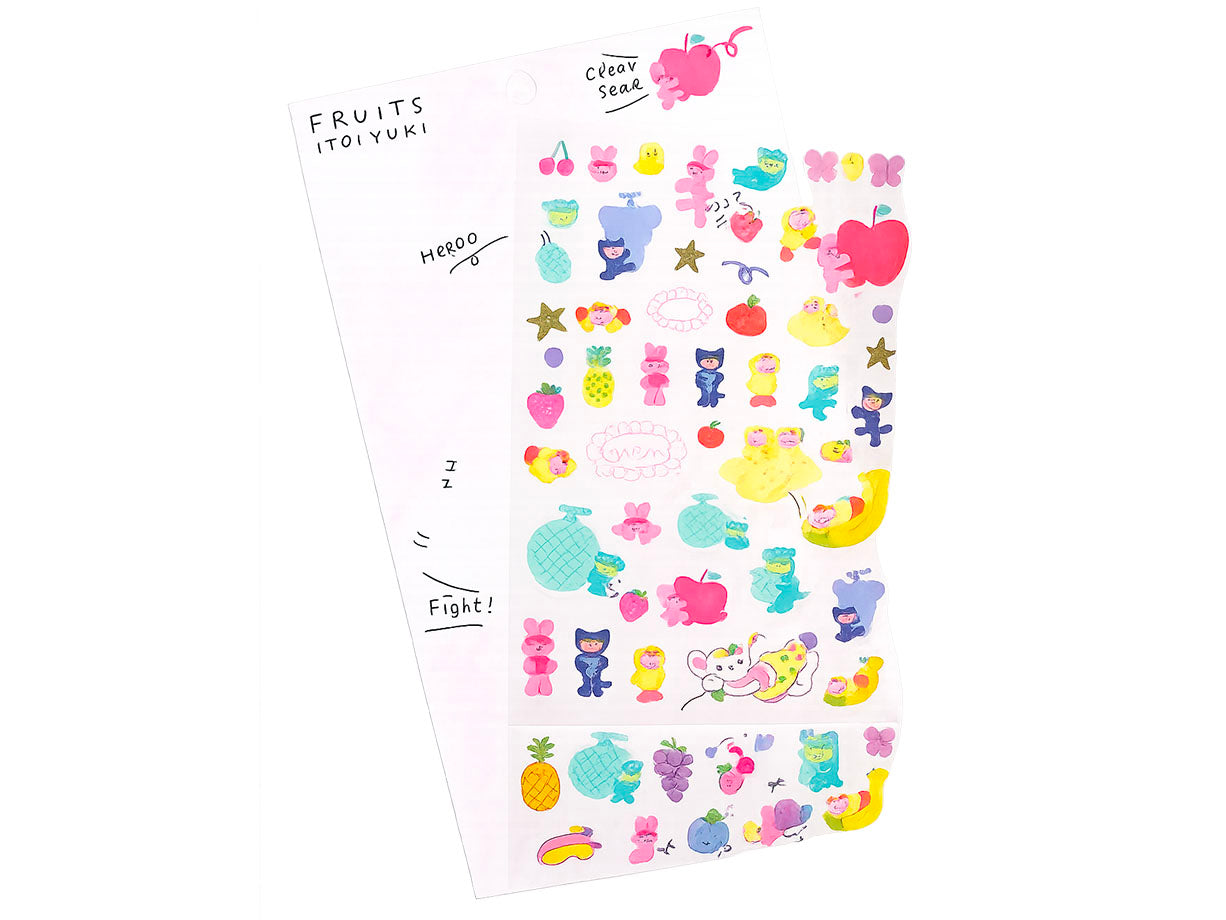 achat Stickers Fruits Itoiyuki - Cosyca