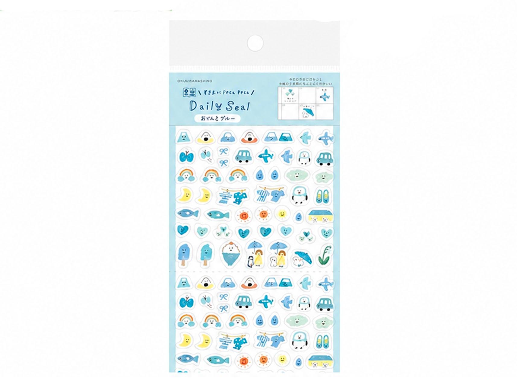 Achat Minis Stickers Le temps bleu - Daily Seal