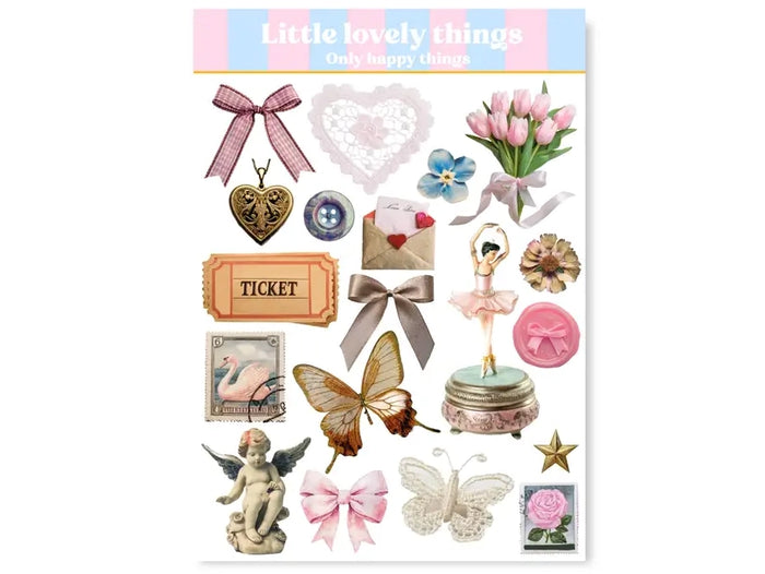Achat Planches d'autocollants - Petites choses adorables - Only Happy Things
