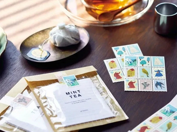 Timbres/ Stickers à détacher - 36 Motifs variés - KITTA