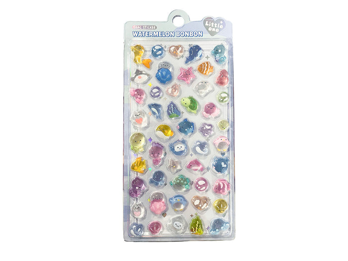 Achat Stickers épais 3D "watermelon bonbon" - Animaux Marins