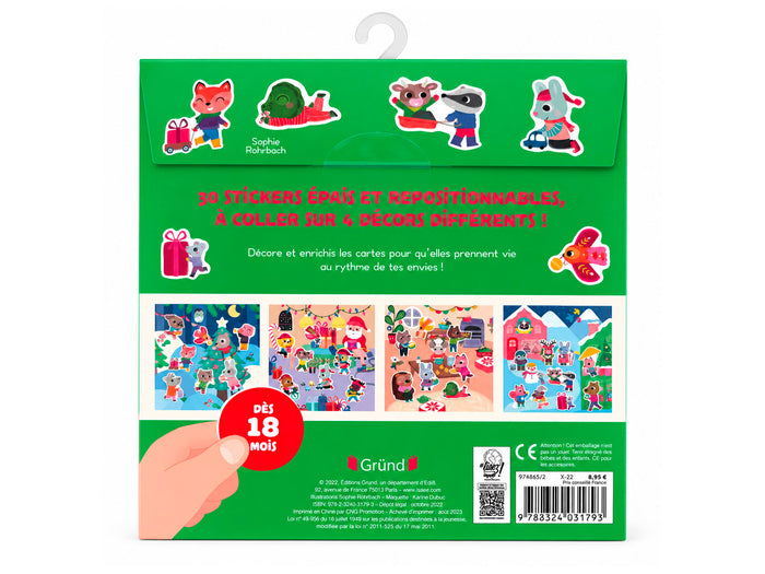 Achat Pochette de Stickers Épais : Vive Noël !