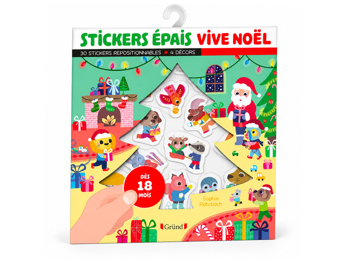 Achat Pochette de Stickers Épais : Vive Noël !