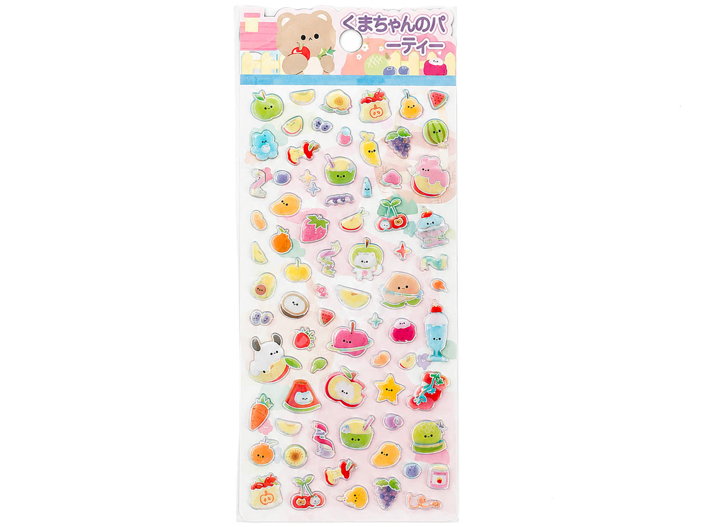 achat Stickers épais coréens  - Aliments mignons