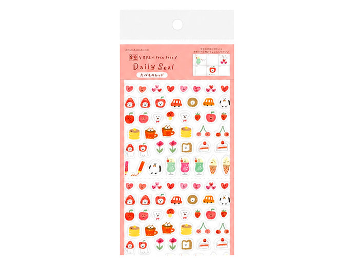 Achat Mini Stickers Adorables orange - Daily Seal
