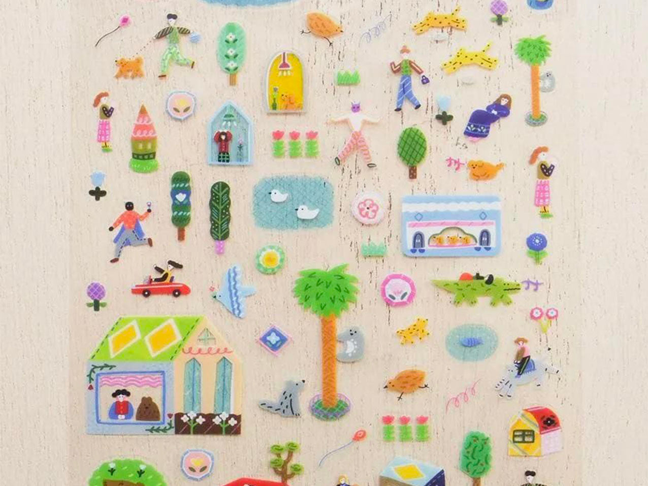 achat Stickers transparents One day in the city -  Narumi Suzuki