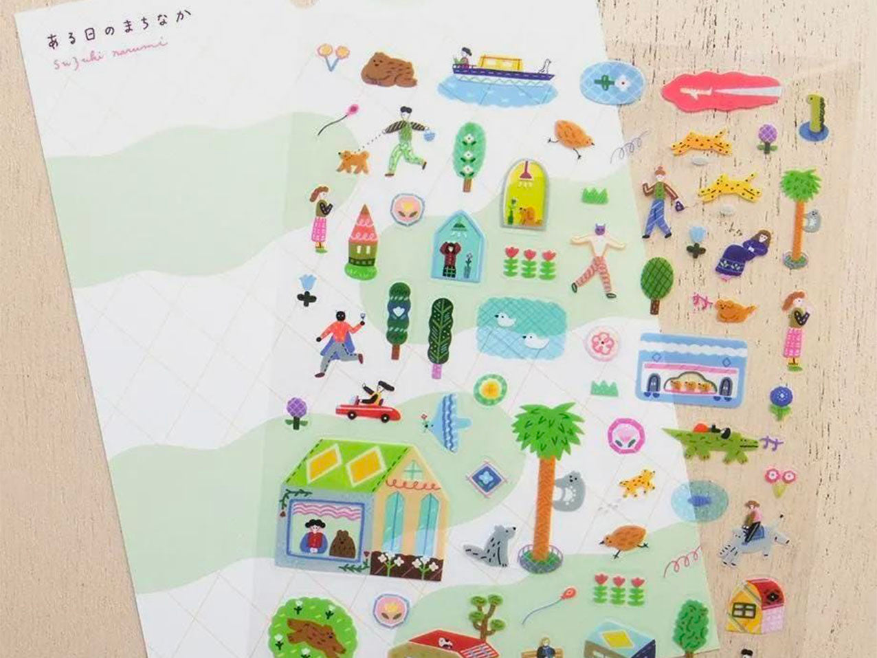 achat Stickers transparents One day in the city -  Narumi Suzuki