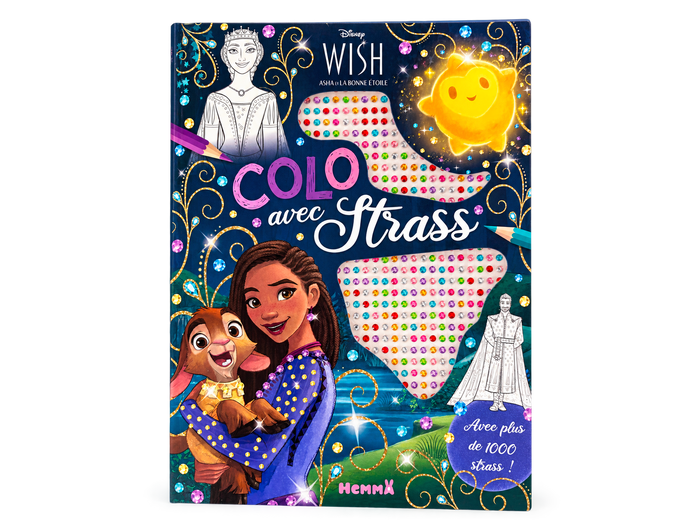 Achat Coloriage Disney Wish avec plus de 1000 Strass