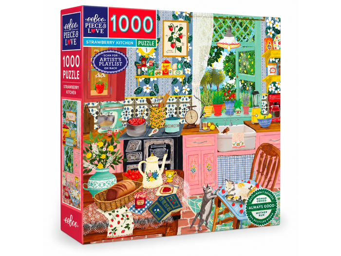 Achat Puzzle Strawberry Kitchen - Eeboo
