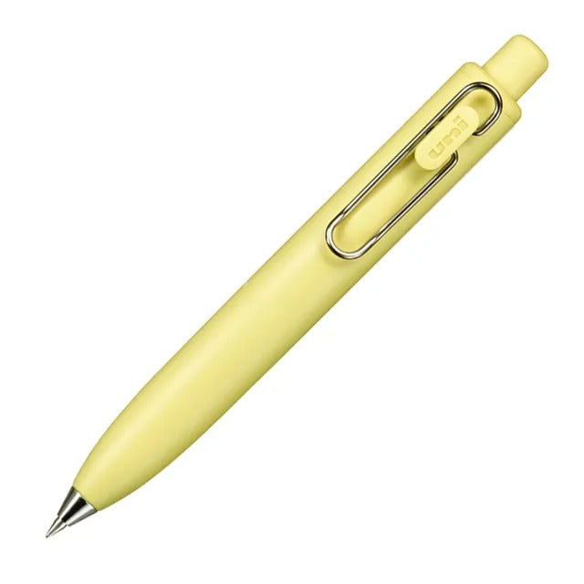 Achat Stylo gel Uni-ball One P - Jaune banana - Encre noire