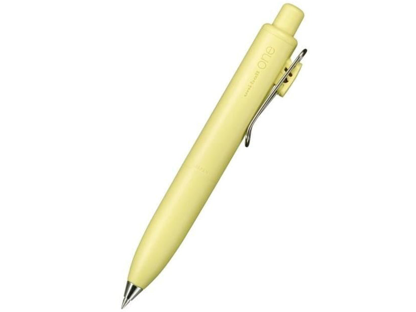 achat Stylo gel Uni-ball One P - Jaune banana - Encre noire