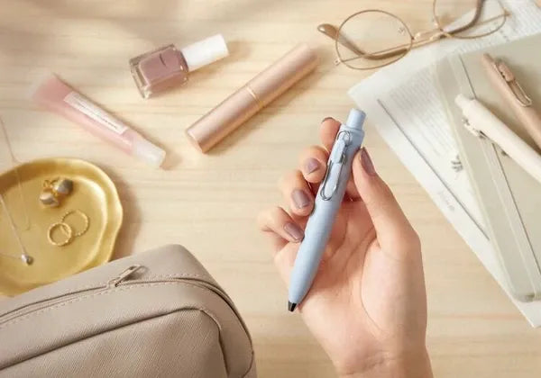 achat Stylo gel Uni-ball One P - Rose - Encre noire