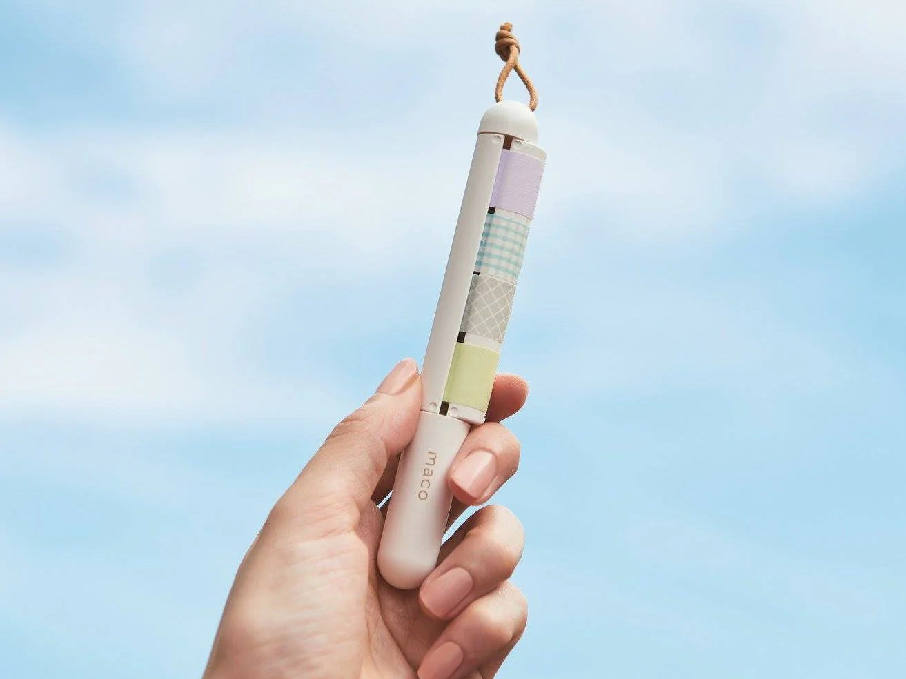 achat Stylo distributeur de masking tape -  Kanmido Mako jaune pastel