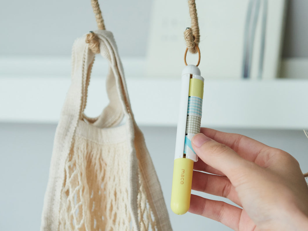 achat Stylo distributeur de masking tape -  Kanmido Mako jaune pastel