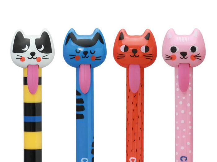 Achat Stylo effaçable Cute Cats 0,5 mm encre bleue - coloris aléatoire