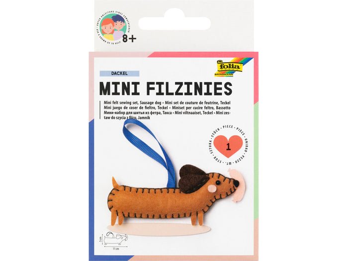 Achat Mini set de couture en feutrine - Chien Teckel