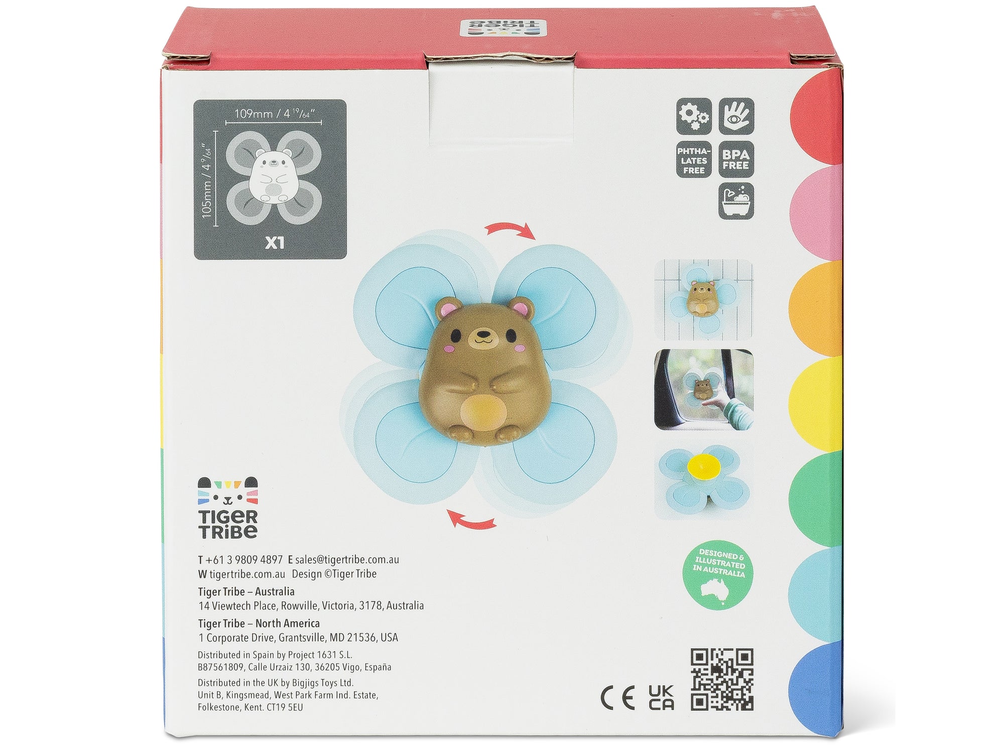 Sensory Spinner - Jouet sensoriel bébé - Bear