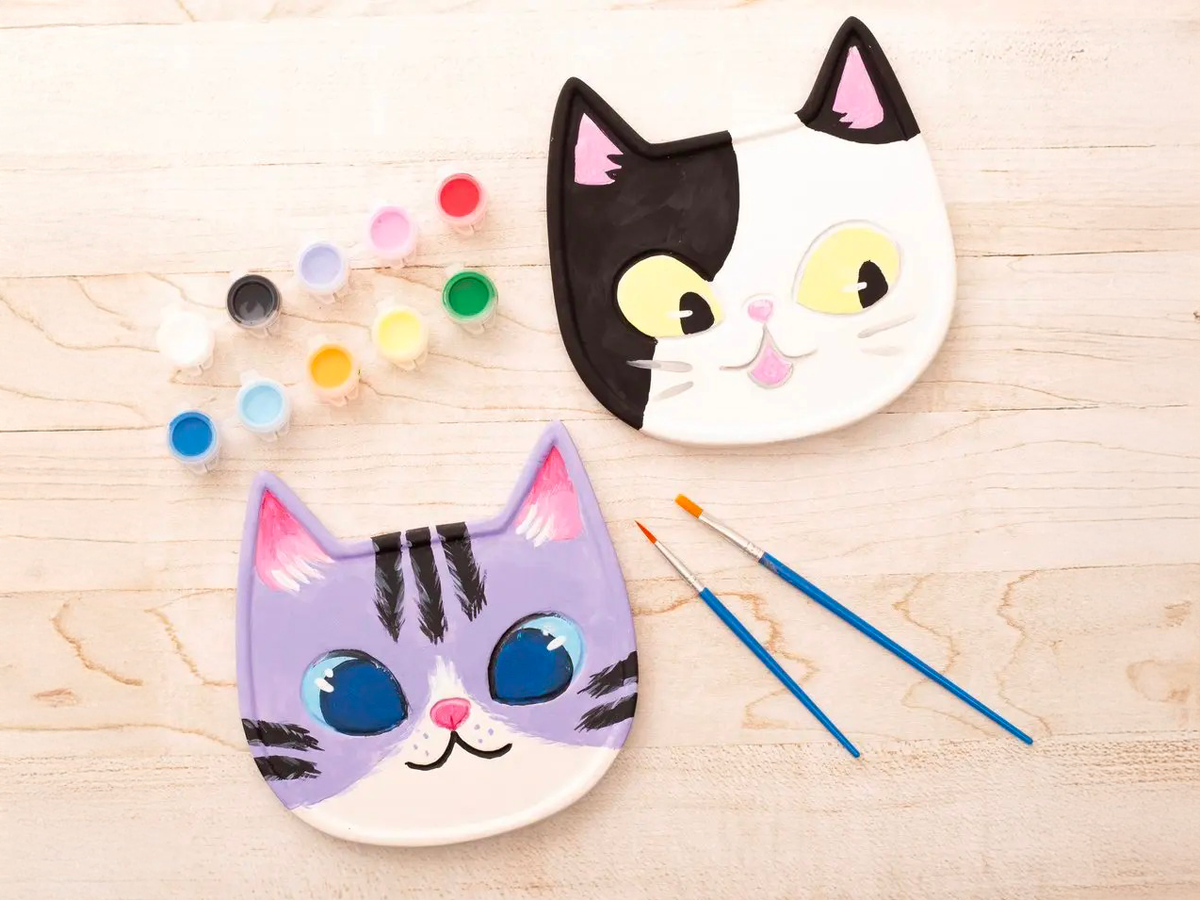 achat Kit Céramique Vides poche Chats - Graine Créative