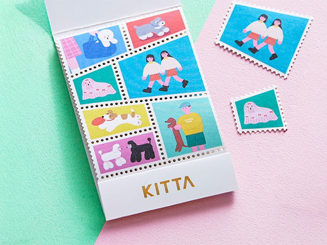 Achat Timbres/ Stickers à détacher - 28 Motifs Chiens - KITTA