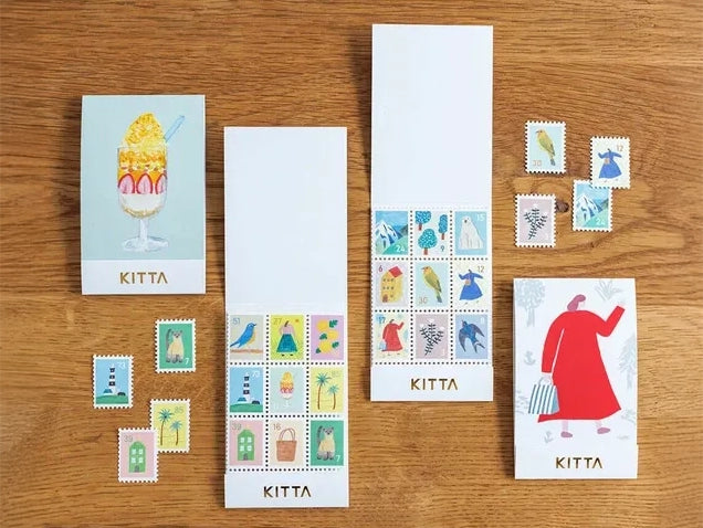 Timbres/ Stickers à détacher - 36 Motifs variés - KITTA
