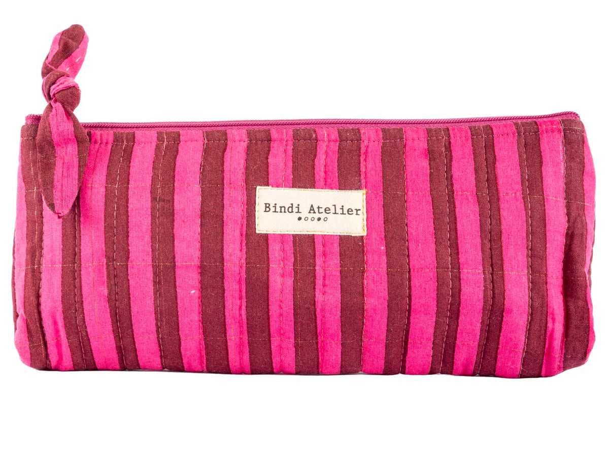 Achat Trousse à crayons - Stripes Berry -  Bindi Atelier