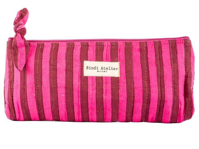 Achat Trousse à crayons - Stripes Berry -  Bindi Atelier