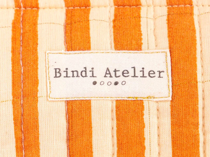 Achat Trousse crayons - Stripes Orange & Cream - Bindi Atelier