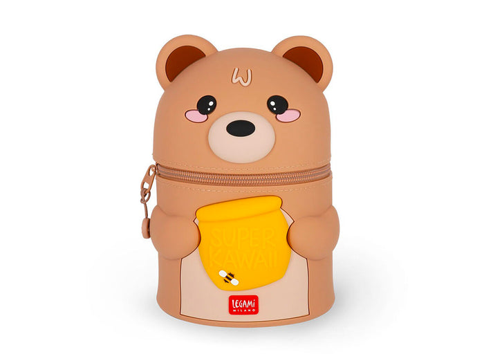 Achat Trousse Super teddy Kawaii extraordinaire 2 en 1 en silicone - Legami