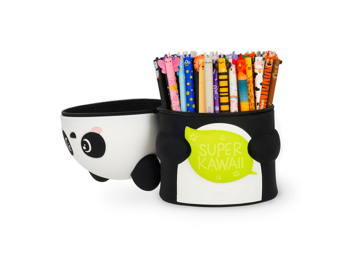 Achat Trousse extraordinaire 2 en 1 en silicone - Super Panda Kawaii - Legami