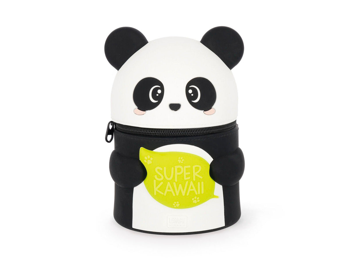 achat Trousse extraordinaire 2 en 1 en silicone - Super Panda Kawaii - Legami