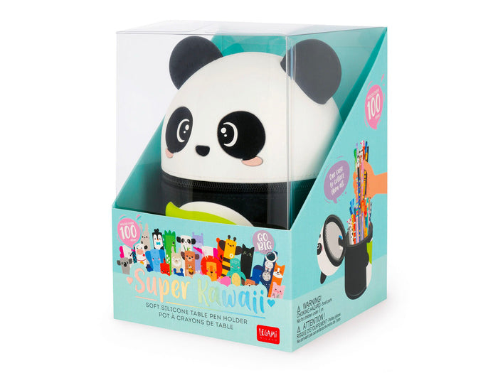 Achat Trousse extraordinaire 2 en 1 en silicone - Super Panda Kawaii - Legami