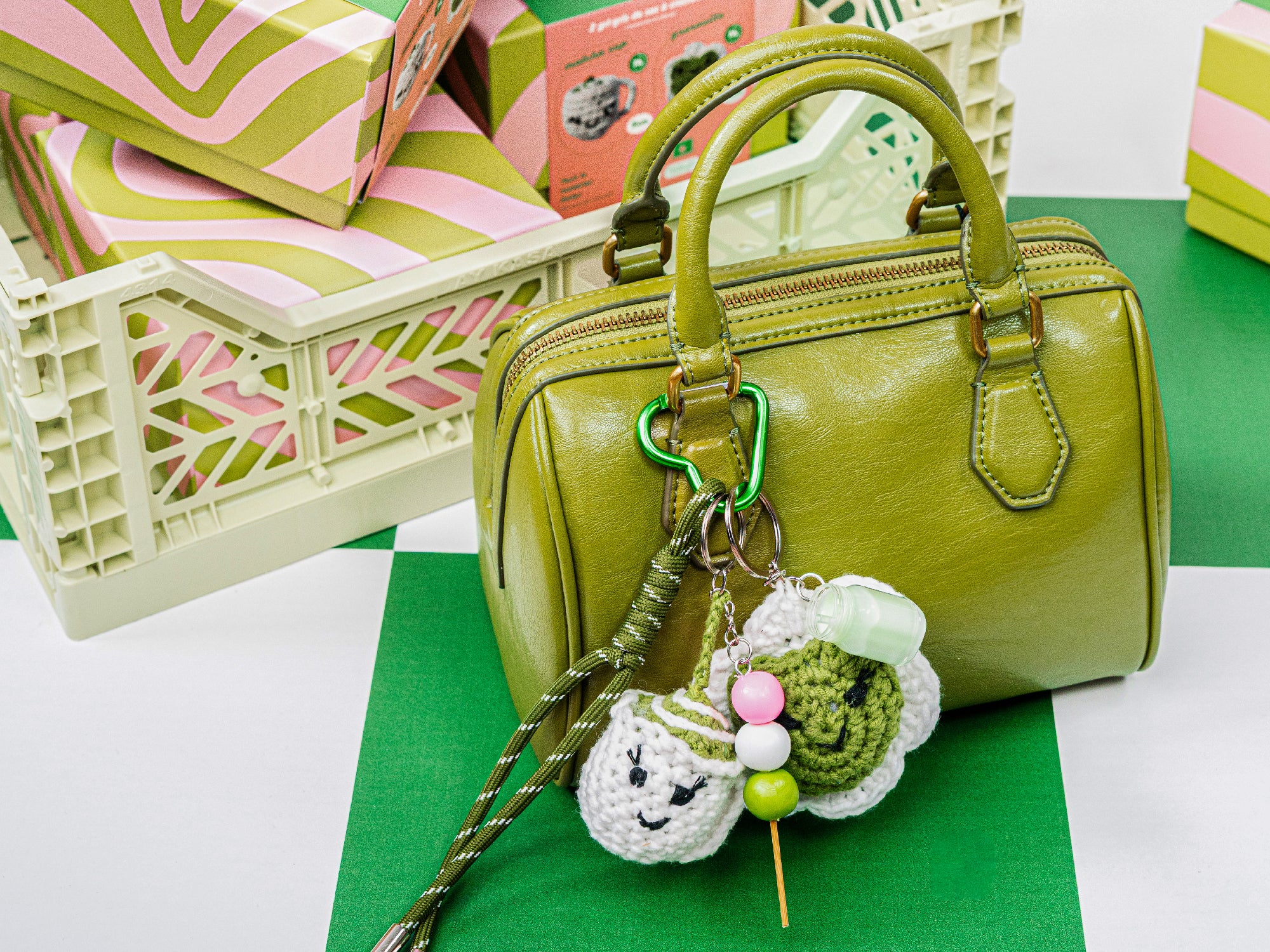 Achat Kit crochet pour débutant - bag charms- matcha club