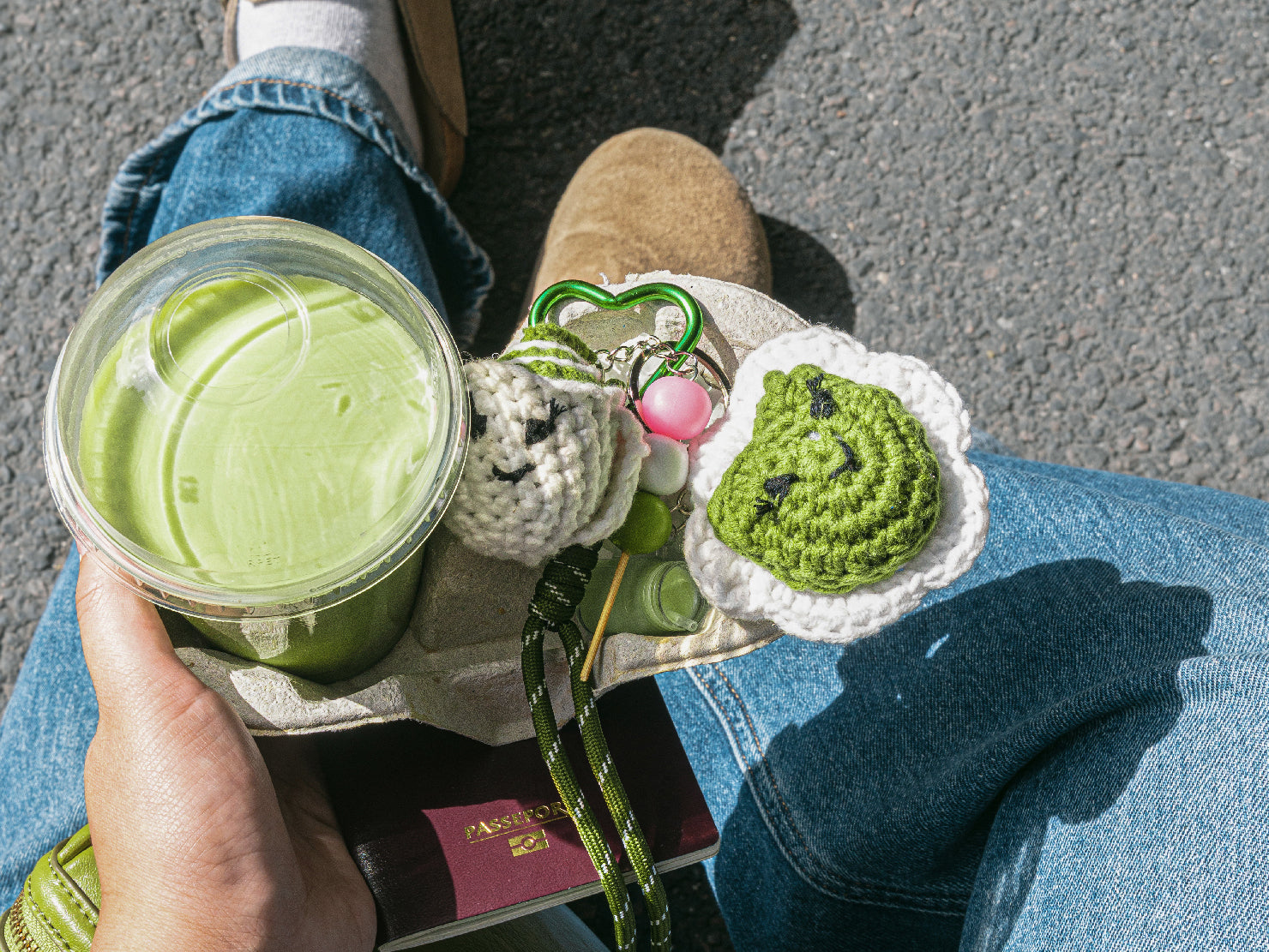 Kit crochet pour débutant - bag charms- matcha club