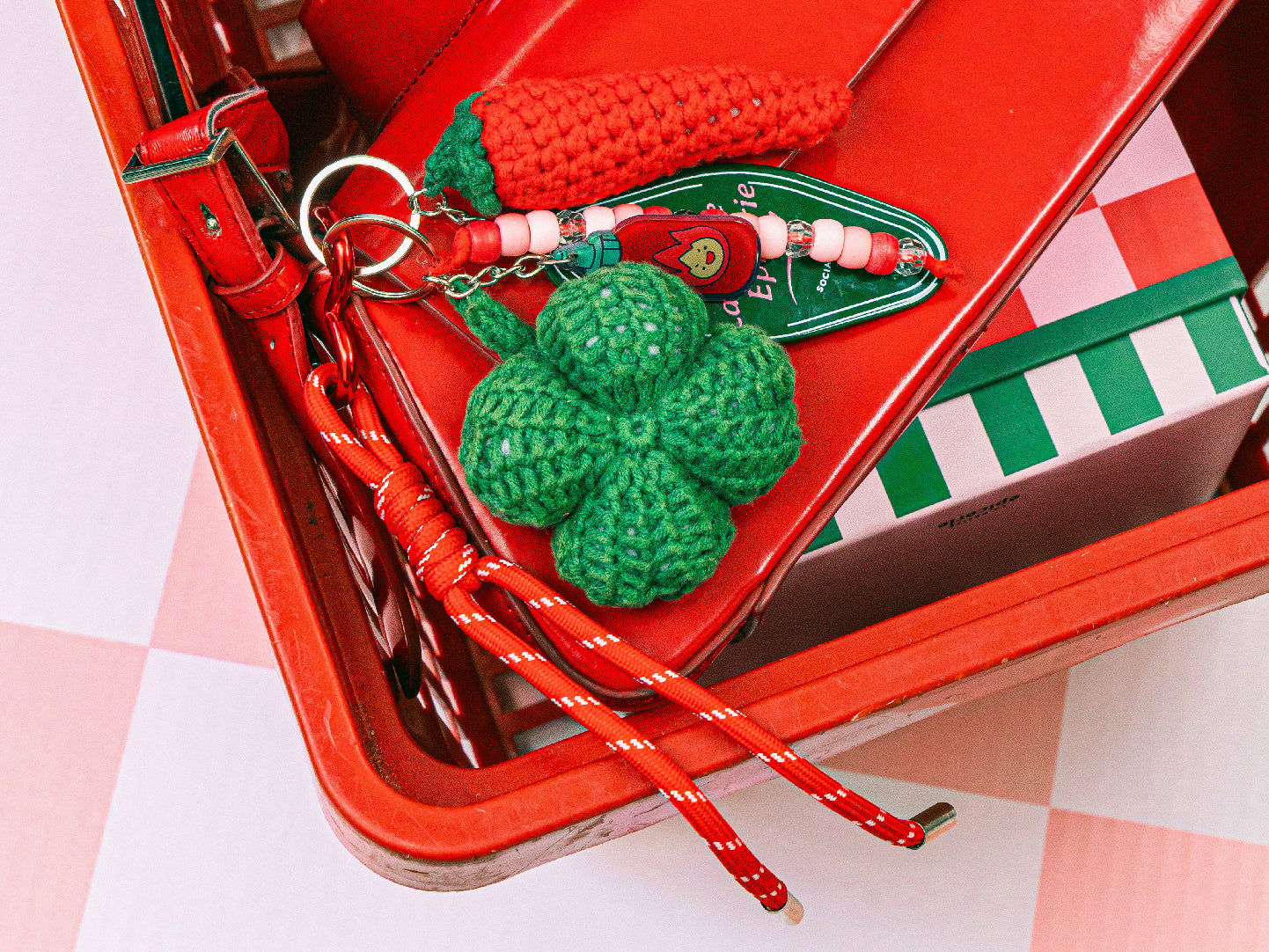 Achat Kit crochet pour débutant - bag charms- lucky pepper