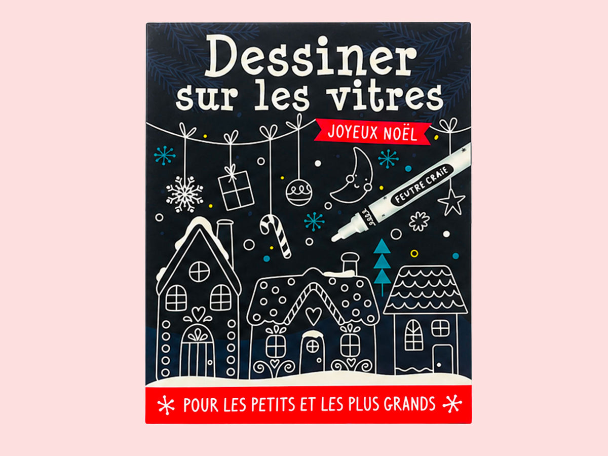 achat Kit Dessiner sur les vitres - Joyeux Noël