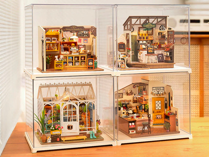 Achat Vitrine pour maquette et miniature - Robotime