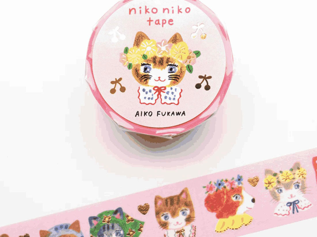 achat Masking tape Chat Niko Niko - Aiko Fukawa